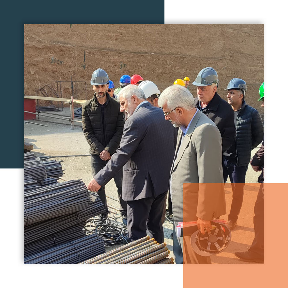 بازدید مدیرعامل محترم گروه اقتصاد مفید از پروژه تعاونی مسکن ره‌آورد سازان نامدار